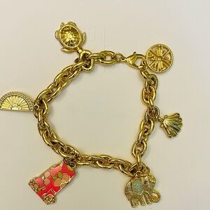 Lilly Pulitzer Dangle Charm Bracelet
